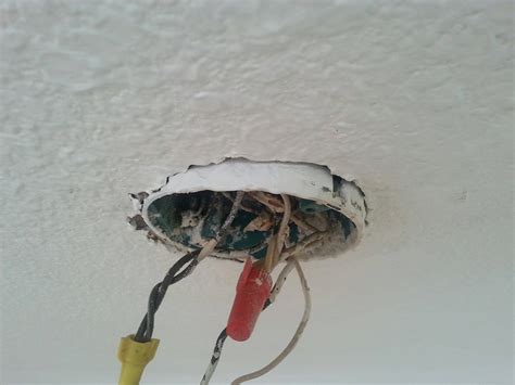 adding electric box to ceiling|electrical box for existing drywall.